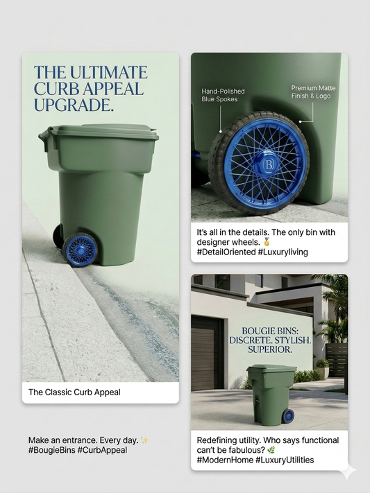 Bougie Bins: Signature Blue Spoke Edition