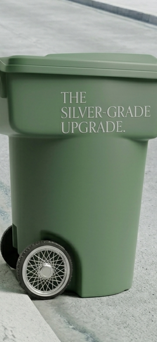 Bougie Bins | Silver-Grade Urban Elegance