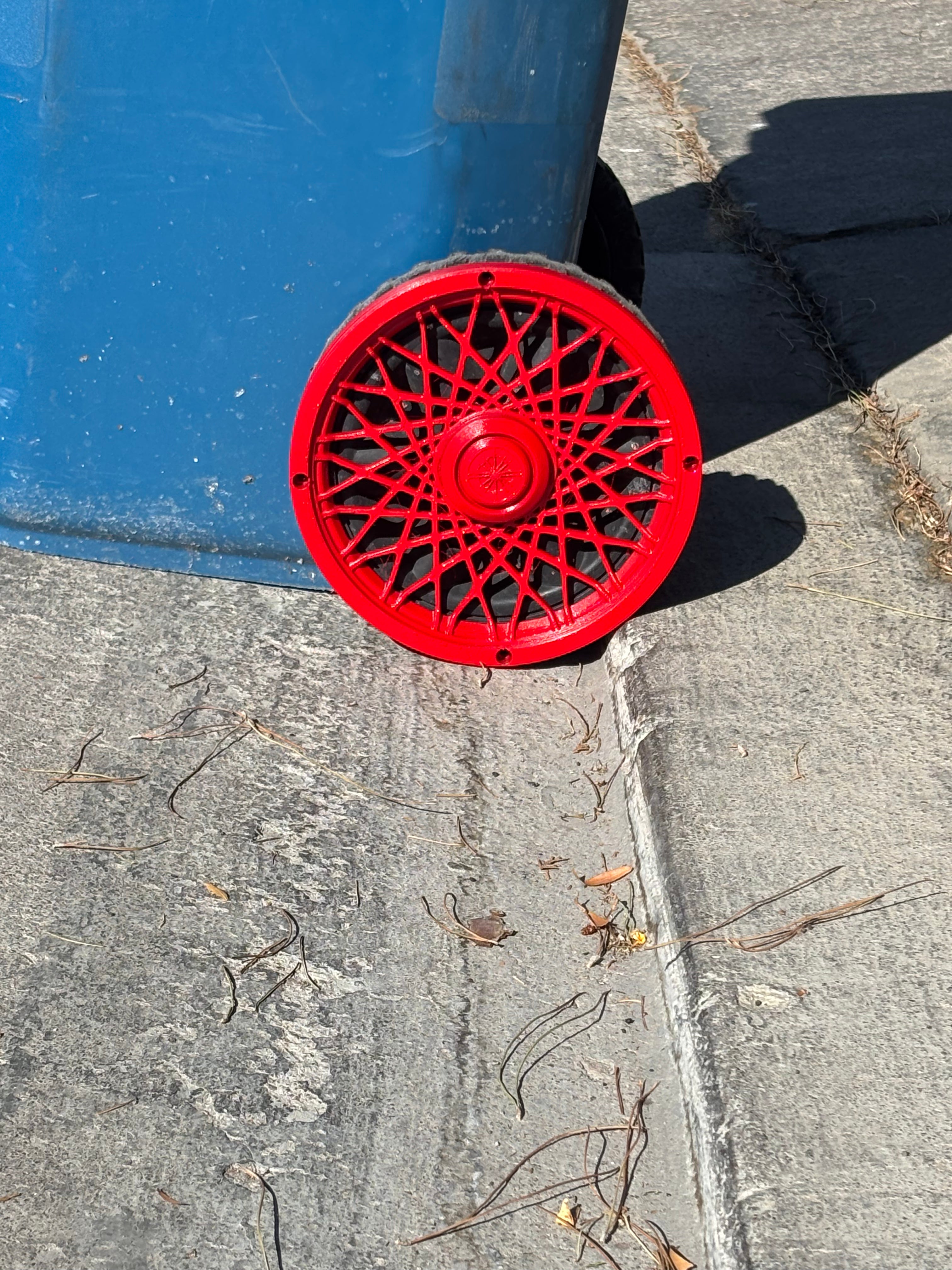 Boujee Bins Rims: Sport Red Edition