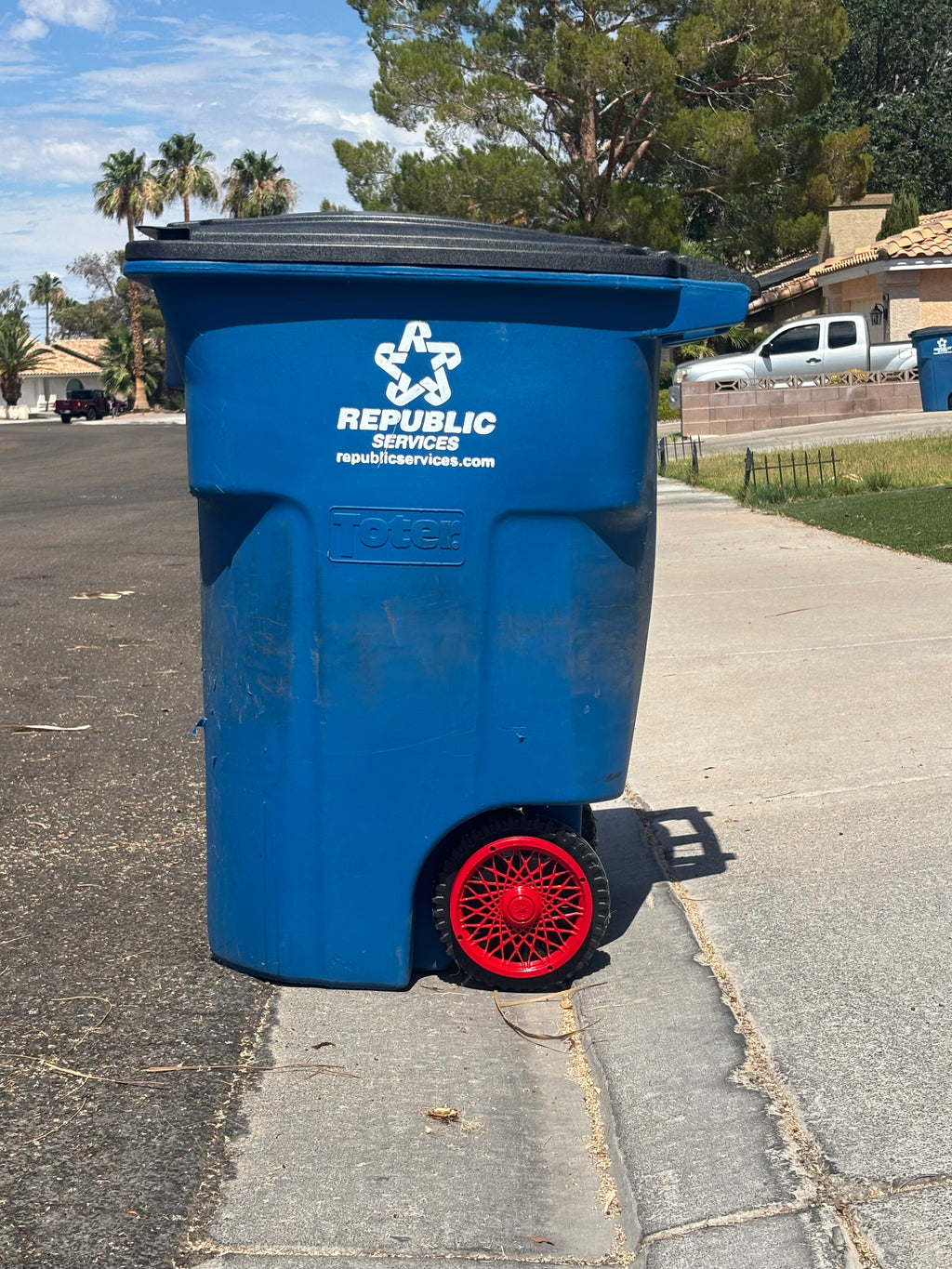 Boujee Bins Rims: Sport Red Edition