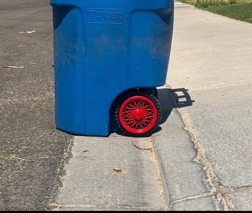 Boujee Bins Rims: Sport Red Edition